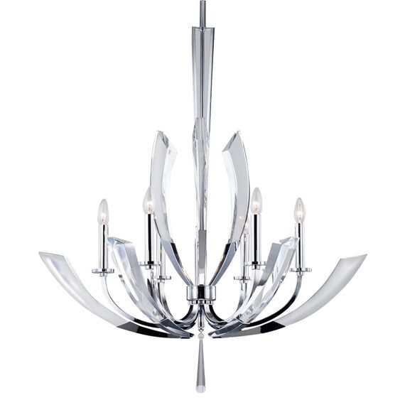 Delight Collection P68028L-6 chrome Люстра Ice Kingdom