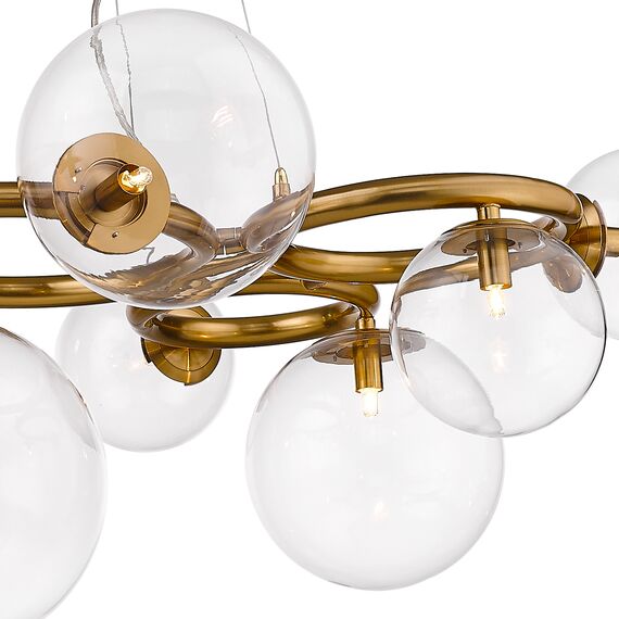 Delight Collection P68092-9 brass Люстра, изображение 2