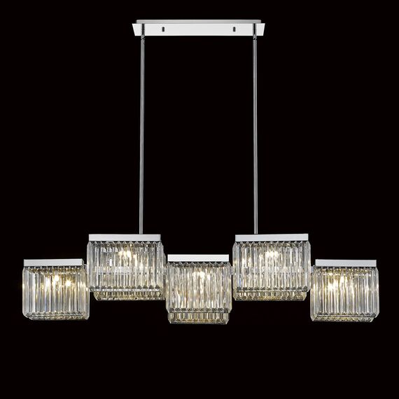 Delight Collection EP68031L-10 chrome Люстра Broadway 10, изображение 5