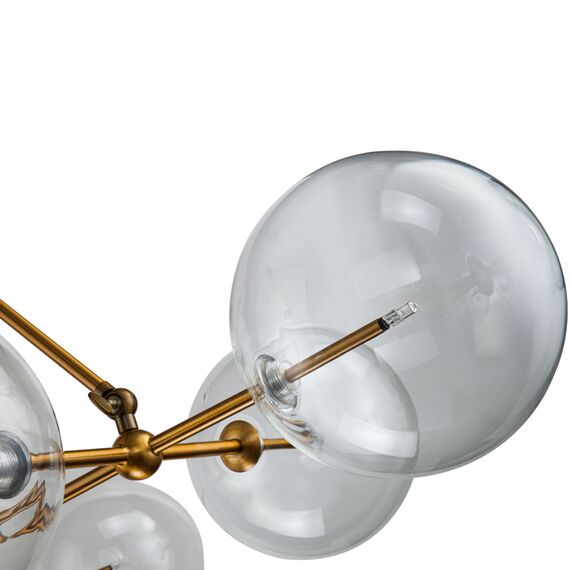Delight Collection KG0965P-10B brass Люстра Globe Mobile 10B, изображение 6