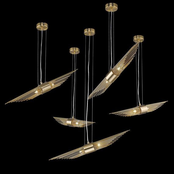 Delight Collection P68069-2 antique brass Подвесной светильник, изображение 3