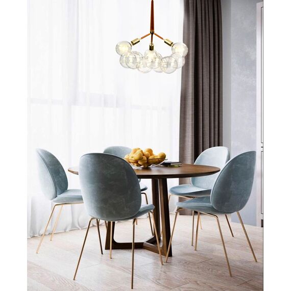 Delight Collection 9087/3 brown Люстра Bulbs, изображение 3