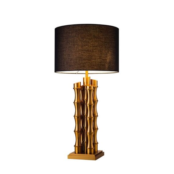 Delight Collection KM0901T brass Настольная лампа Damian brass