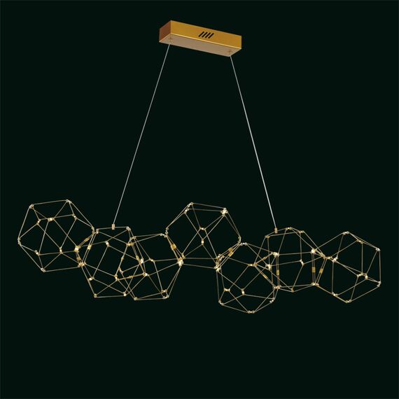 Delight Collection MD18001068-7A matt gold Люстра Lucciola 7A matt gold gold, изображение 2
