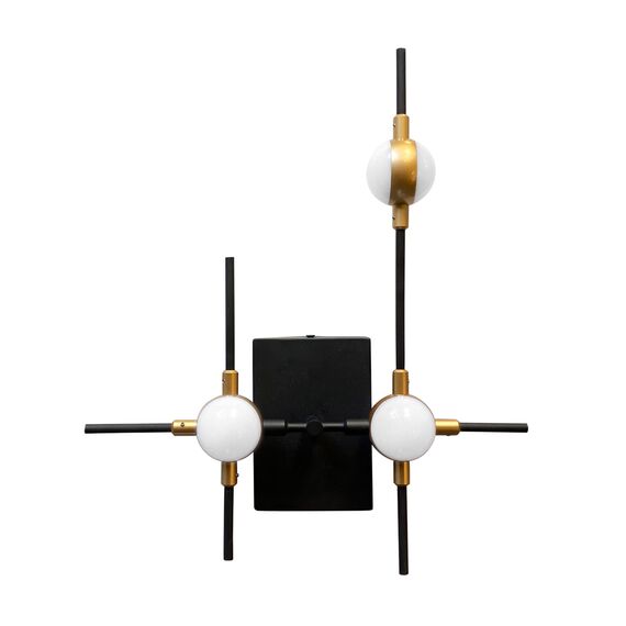 Delight Collection MB18001067-3A black/gold Настенный светильник Molecular 3 black/gold black/gold