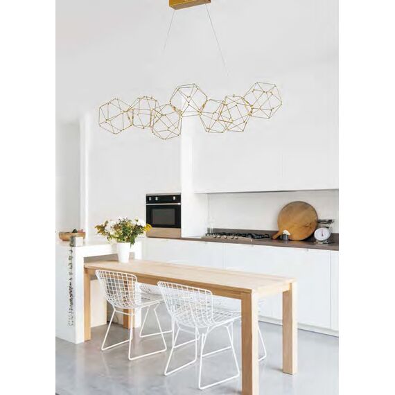 Delight Collection MD18001068-7A matt gold Люстра Lucciola 7A matt gold gold, изображение 4