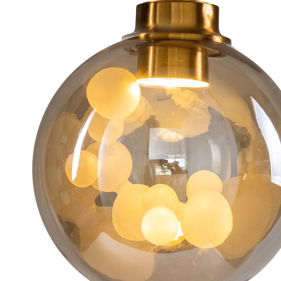 Delight Collection KG1148P brass/amber Подвесной светильник, изображение 2