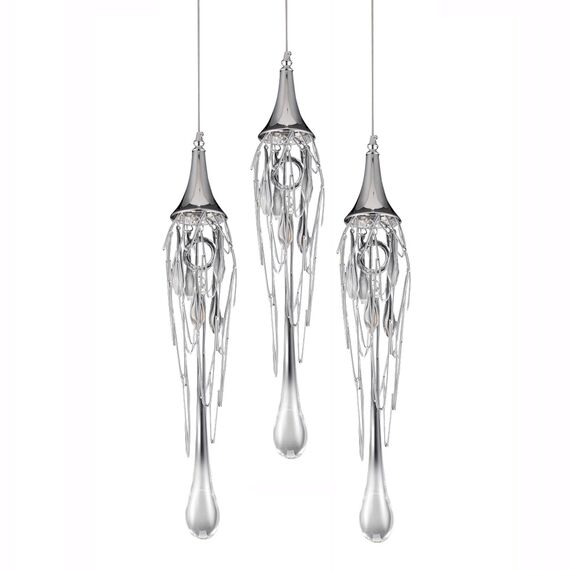 Delight Collection P68009L-3/R chrome Подвесной светильник Goddess Tears 3R 3R chrome