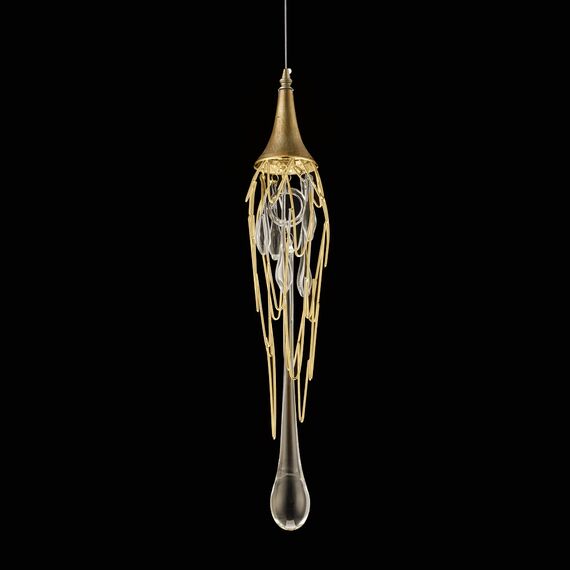 Delight Collection P68009S-1G gold Подвесной светильник Goddess Tears 1 1 gold, изображение 2