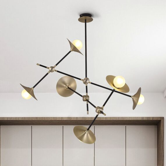 Delight Collection 9256P/6 gold Люстра, изображение 3