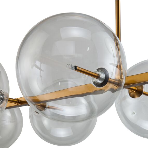 Delight Collection KG0965P-10L brass Люстра Globe Mobile 10L, изображение 4
