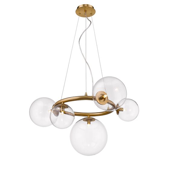Delight Collection P68092-5 brass Люстра, изображение 3