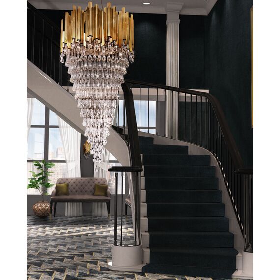 Delight Collection KM0988P-26 gold Люстра Trump 26, изображение 5
