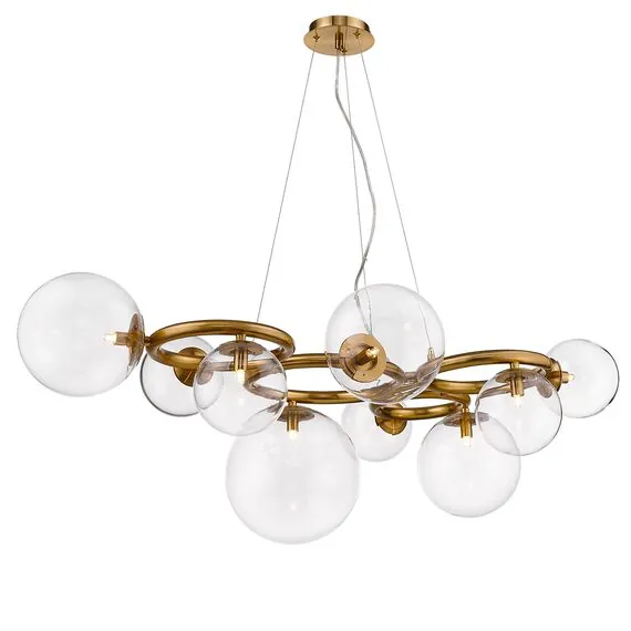 Delight Collection P68092-9 brass Люстра, изображение 3