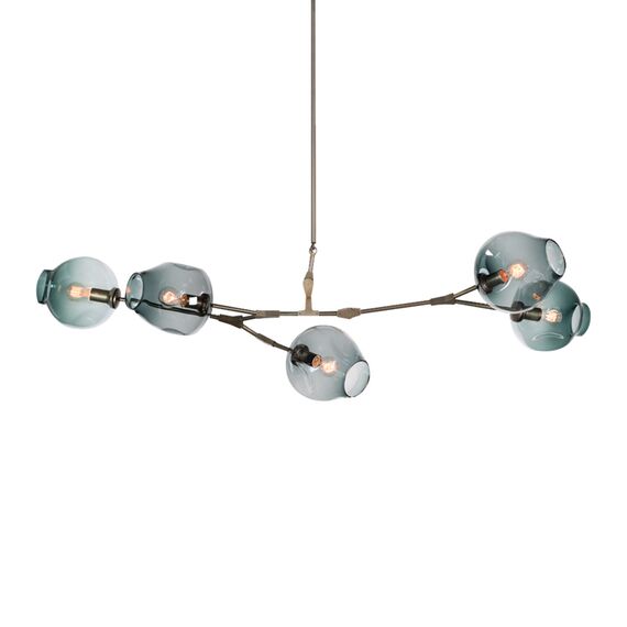 Delight Collection KG0579P-5 smoky Люстра Bubble 5 smoky