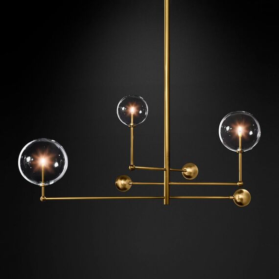 Delight Collection KG0835P-3 brass Люстра Globe Mobile 3 brass brass, изображение 2