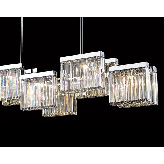 Delight Collection EP68031L-10 chrome Люстра Broadway 10, изображение 4