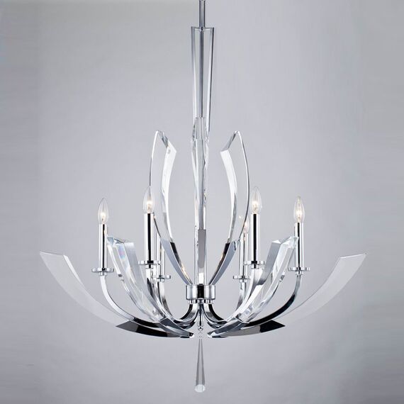 Delight Collection P68028L-6 chrome Люстра Ice Kingdom, изображение 2