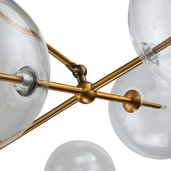 Delight Collection KG0965P-10B brass Люстра Globe Mobile 10B, изображение 5