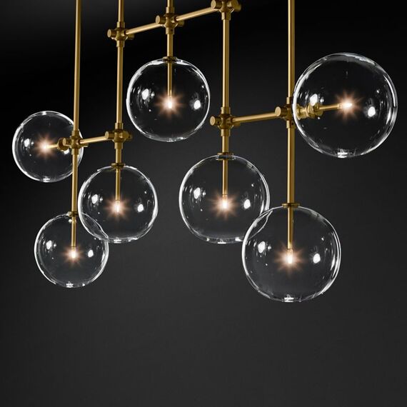 Delight Collection KG0835P-7A brass Потолочный светильник Globe Mobile 7A 7A brass, изображение 3