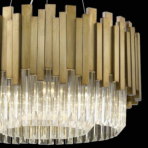 Delight Collection P68056M-8 gold Люстра Barclay 8, изображение 3