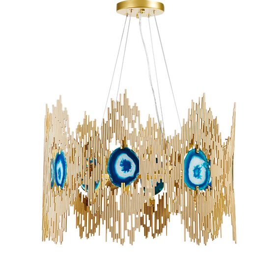 Delight Collection 9275P-6 gold Люстра Boho 6 gold