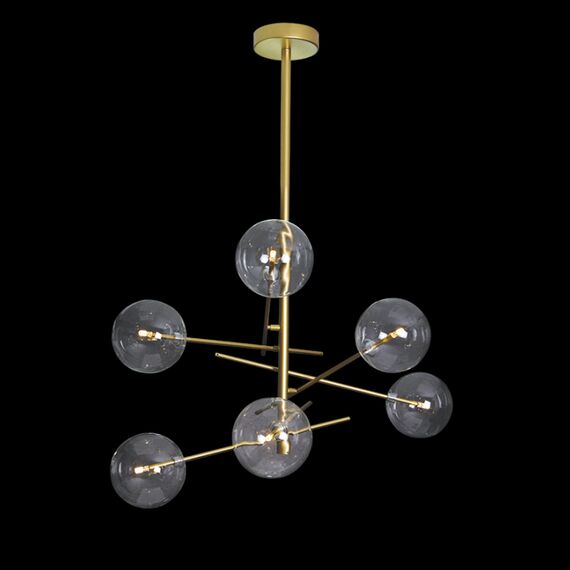 Delight Collection 9307P-6A gold Люстра Globe Mobile 6A gold gold, изображение 2