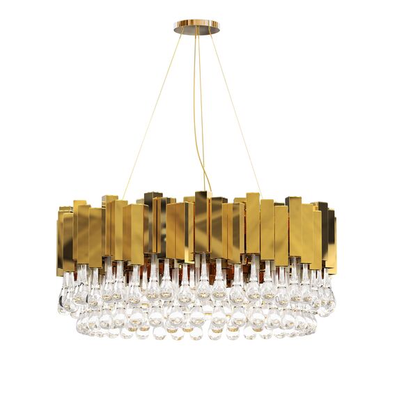 Delight Collection KM0988P-16 gold Люстра Trump 16, изображение 2