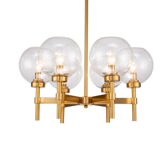 Delight Collection BG240P-6 brass Люстра Jade 6 brass
