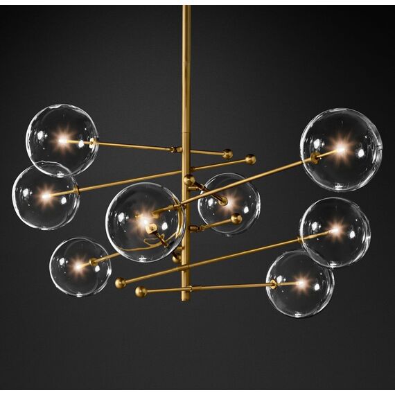 Delight Collection KG0835P-8 brass Люстра Globe Mobile 8 brass brass, изображение 3