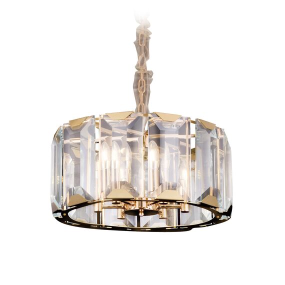 Delight Collection B8006 L5 Люстра Harlow Crystal L5 gold gold