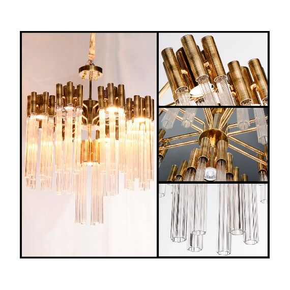 Delight Collection BRCH9076-9 Потолочный светильник Burj 9 gold gold, изображение 2
