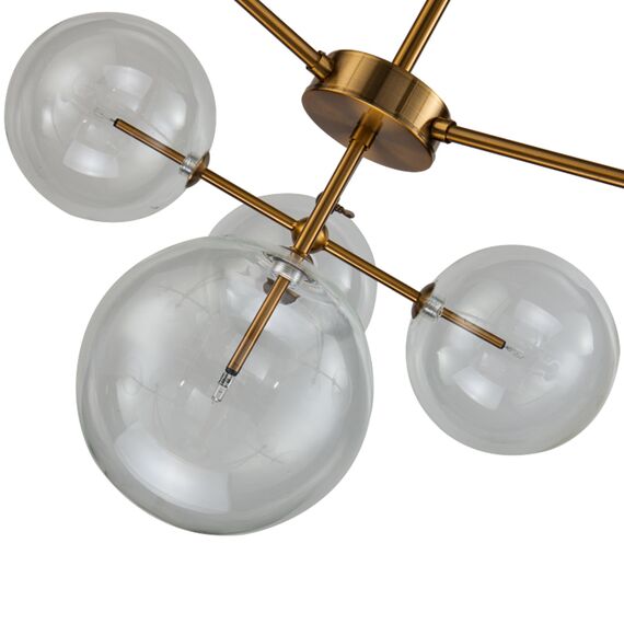 Delight Collection KG0965P-10B brass Люстра Globe Mobile 10B, изображение 4
