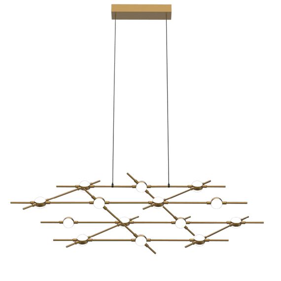Delight Collection MD18001067-14A black/gold Люстра Molecular 14 black/gold, изображение 3