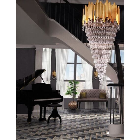Delight Collection KM0988P-26 gold Люстра Trump 26, изображение 4