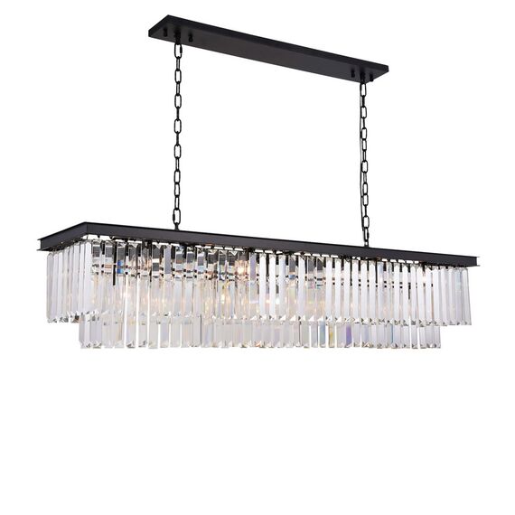 Delight Collection KR0387P-12C/P black/clear Люстра Odeon, изображение 2