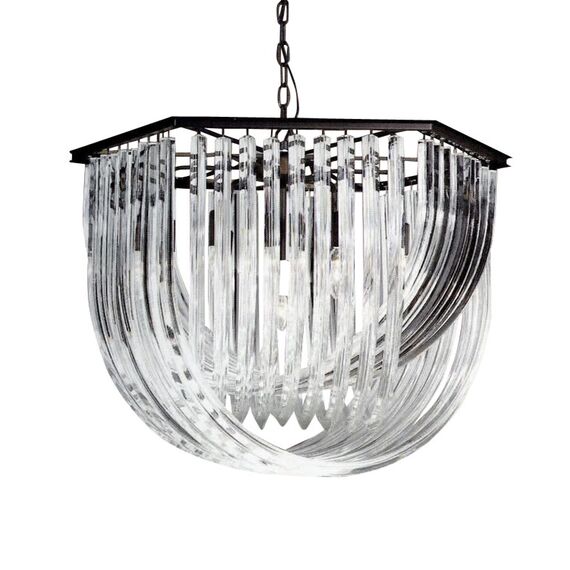 Delight Collection BR333 black Люстра Murano 8 black