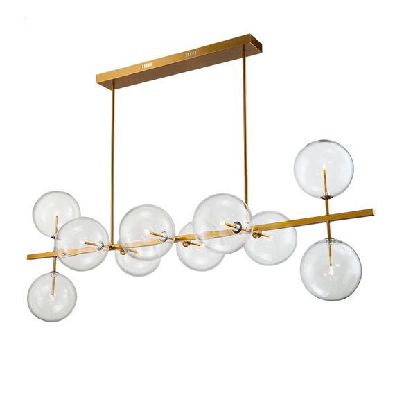 Delight Collection KG0965P-10L brass Люстра Globe Mobile 10L