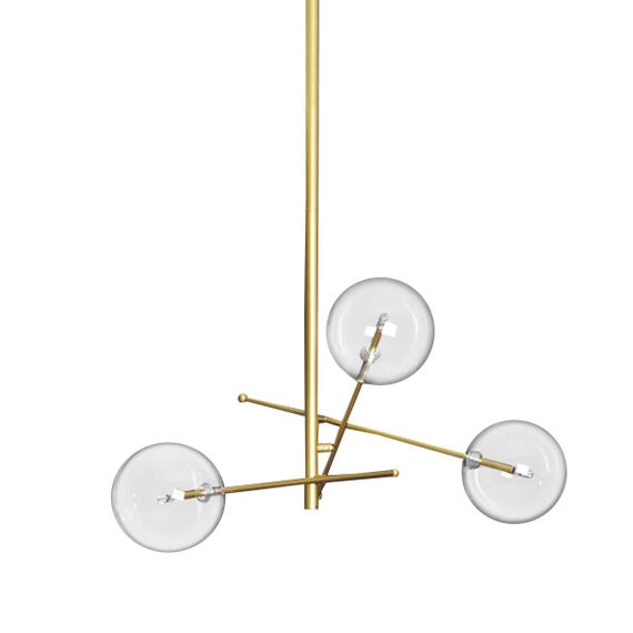Delight Collection 9307P-3A gold Люстра Globe Mobile 3A gold gold