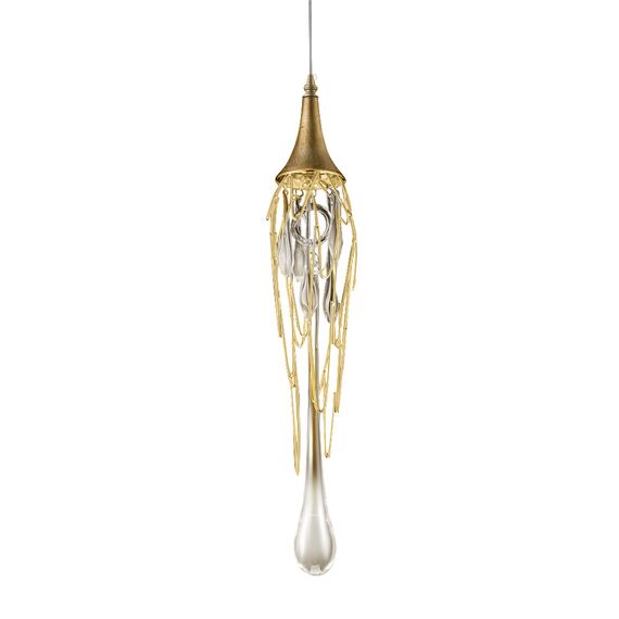 Delight Collection P68009S-1G gold Подвесной светильник Goddess Tears 1 1 gold