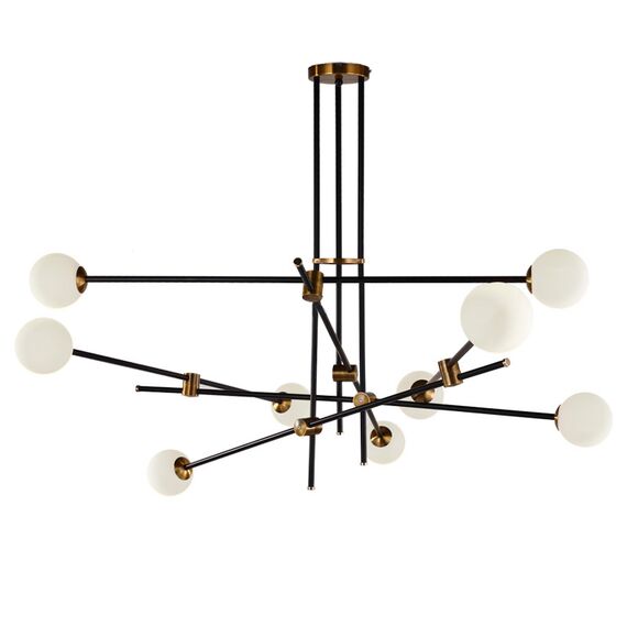 Delight Collection 9389P/9 black/gold Люстра Bistro Globe 9