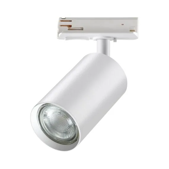 NOVOTECH 370964 PORT NT23 124 белый Светильник однофазный трехжильный трековый GU10 50W 220V PIPE, изображение 5