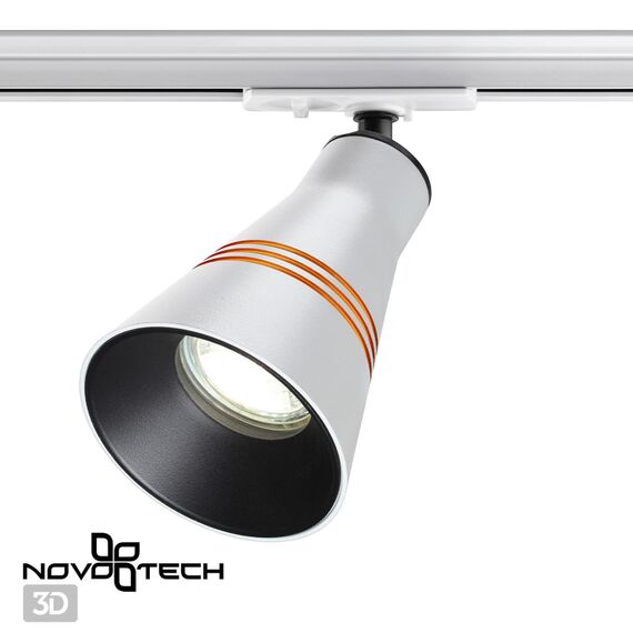 NOVOTECH 370858 PORT NT22 094 белый Светильник трековый однофазный двухжильный IP20 GU10 9W 220V SOBIT, изображение 4