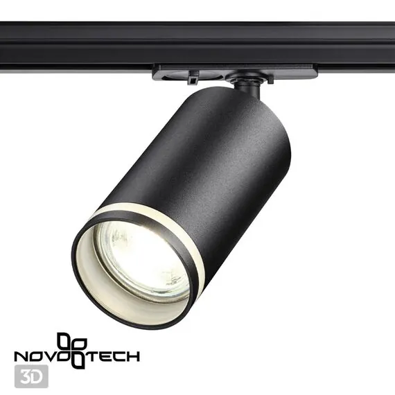 NOVOTECH 370877 PORT NT22 092 черный Светильник трековый однофазный двухжильный IP20 GU10 9W 220V ULAR, изображение 4
