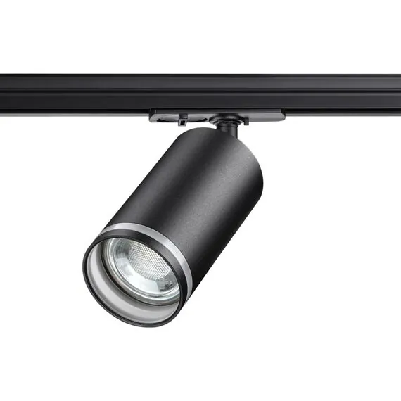 NOVOTECH 370877 PORT NT22 092 черный Светильник трековый однофазный двухжильный IP20 GU10 9W 220V ULAR