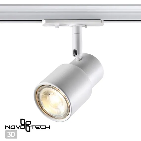 NOVOTECH 370927 PORT NT22 095 белый Светильник трековый однофазный двухжильный IP20 GU10 50W 220V MOLO, изображение 5