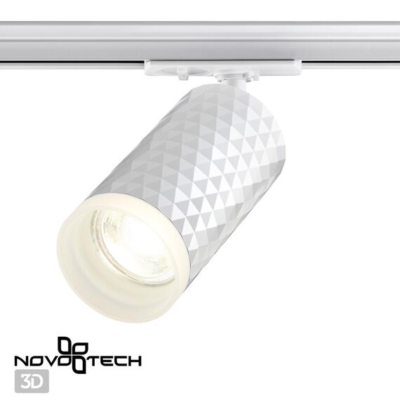 NOVOTECH 370848 PORT NT22 094 белый Светильник трековый однофазный двухжильный IP20 GU10 9W 220V BRILL, изображение 3