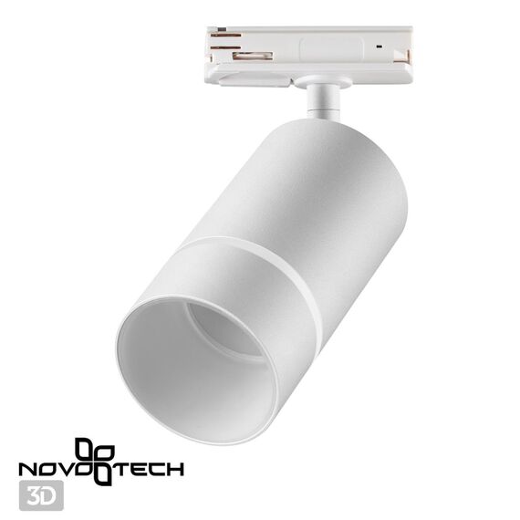 NOVOTECH 370778 PORT NT21 124 белый Светильник трековый однофазный трехжильный IP20 GU10 9W 235V ELINA, изображение 5