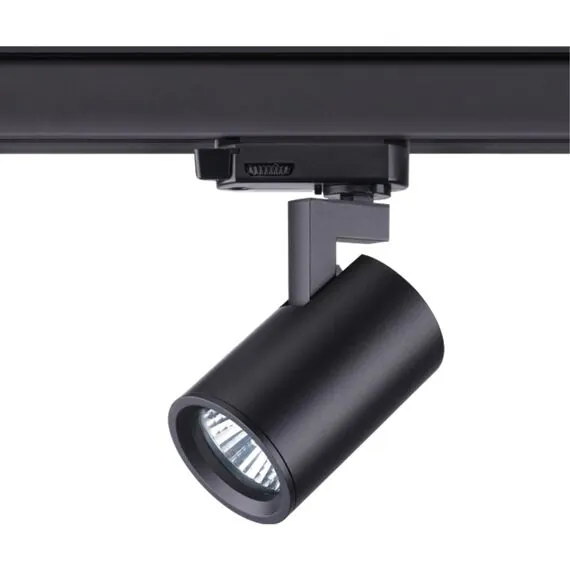 NOVOTECH 370649 PORT NT19 150 черный Светильник трёхфазный трековый IP20 GU10 50W 220V GUSTO