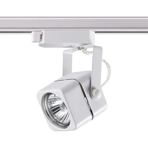 NOVOTECH 370430 PORT NT19 128 белый Светильник трековый однофазный трехжильный IP20 GU10 50W 220V PIPE